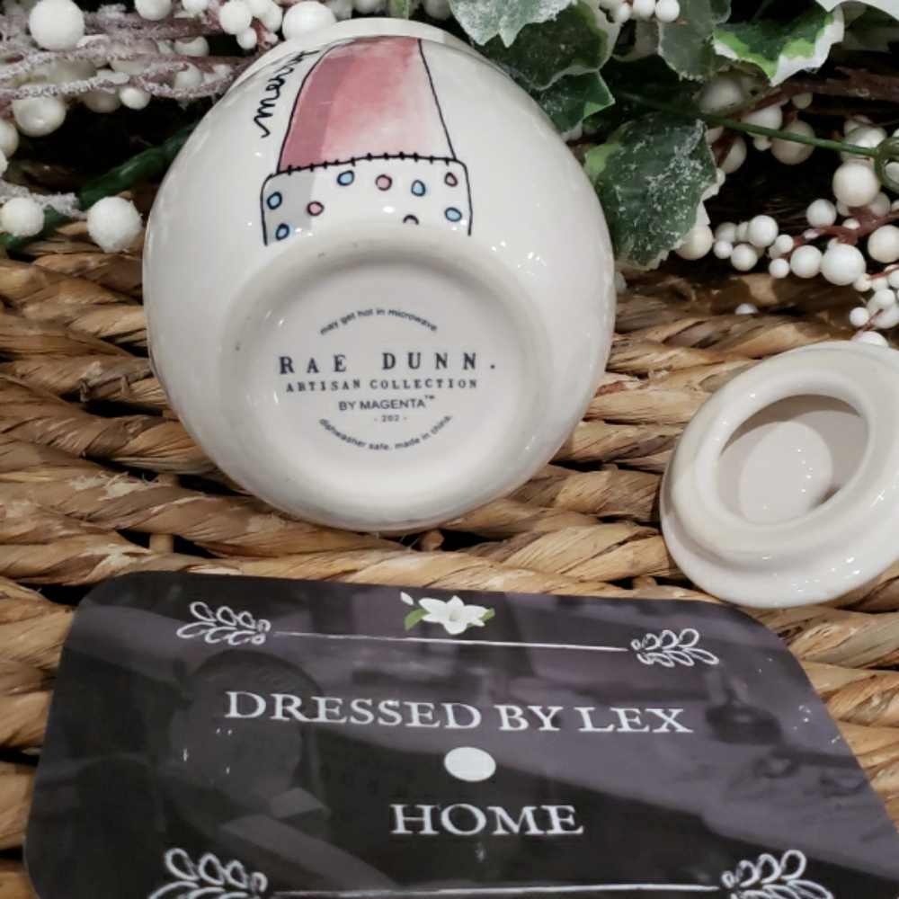 NWT VHTF Rae Dunn Creamer / Lid  Merry Pink Hat - Picture 3 of 3